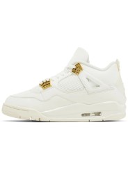 Wmns Air Jordan 4 Retro 'Metallic Gold'
