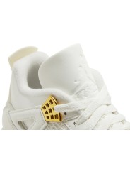 Wmns Air Jordan 4 Retro 'Metallic Gold'