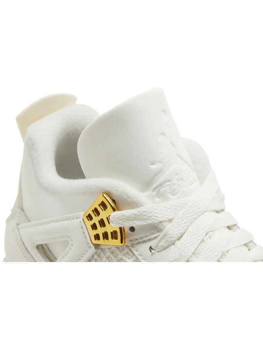 Wmns Air Jordan 4 Retro 'Metallic Gold'