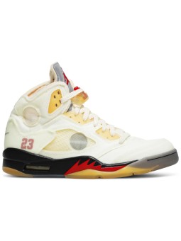 Off-White x Air Jordan 5 SP 'Sail'