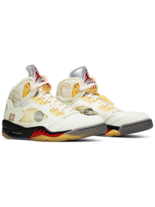 Off-White x Air Jordan 5 SP 'Sail'